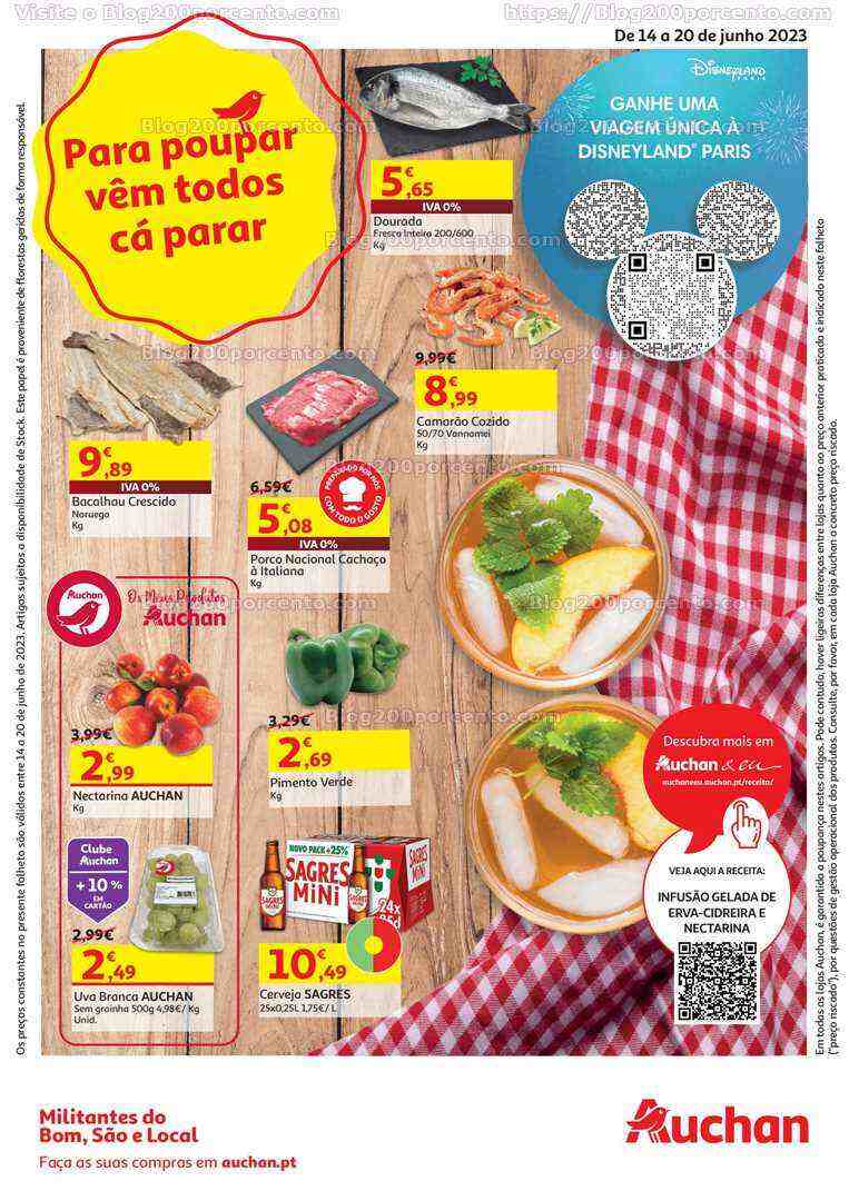 Antevisão Folheto AUCHAN Promoções de 14 a 20 junho