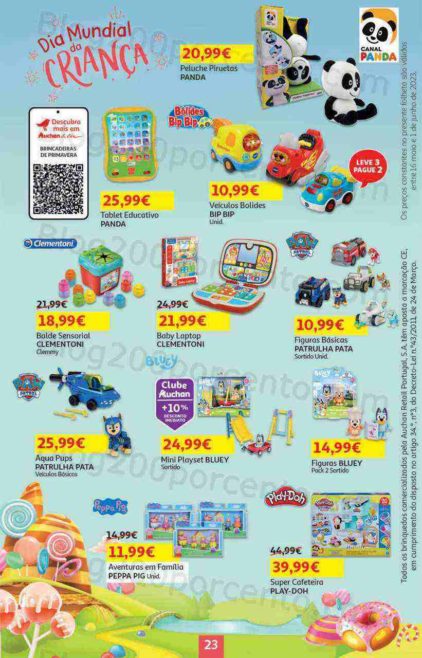 Antevisão Folheto AUCHAN BAzar Promoções de 16 maio a 1 junho