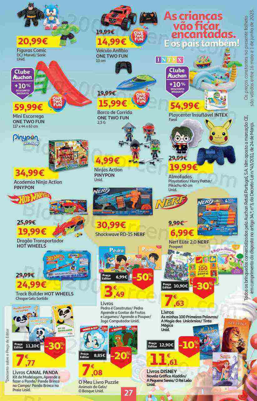 Antevisão Folheto AUCHAN BAzar Promoções de 16 maio a 1 junho