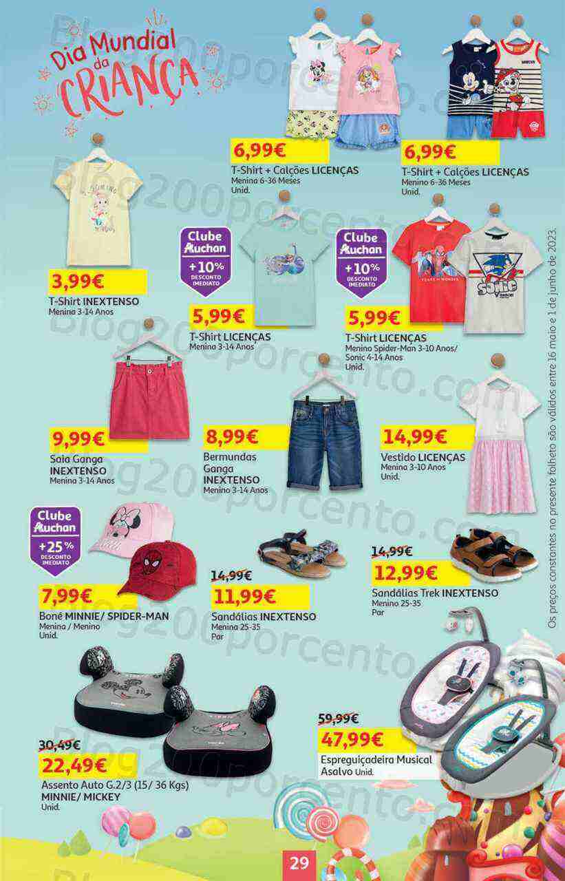 Antevisão Folheto AUCHAN BAzar Promoções de 16 maio a 1 junho