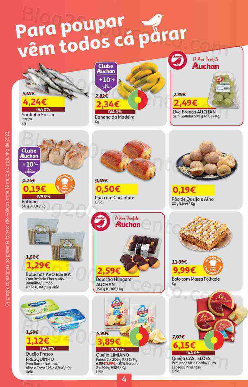 Antevisão Folheto AUCHAN Promoções de 16 maio a 1 junho