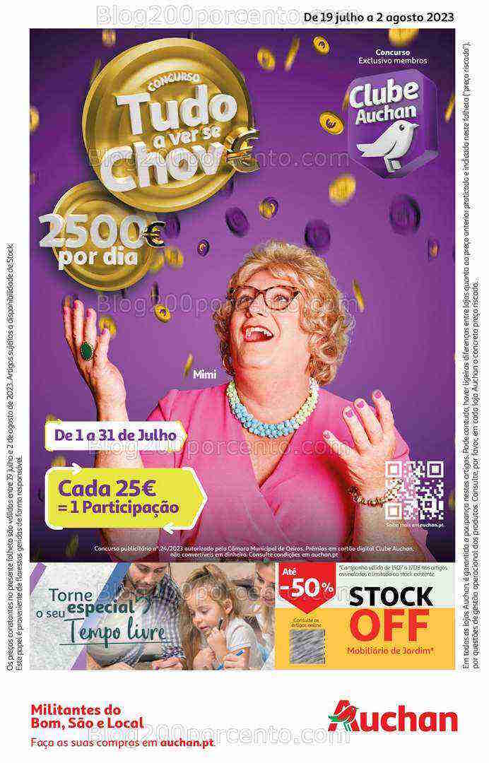 Antevisão Folheto AUCHAN Promoções de 19 julho a 2 agosto