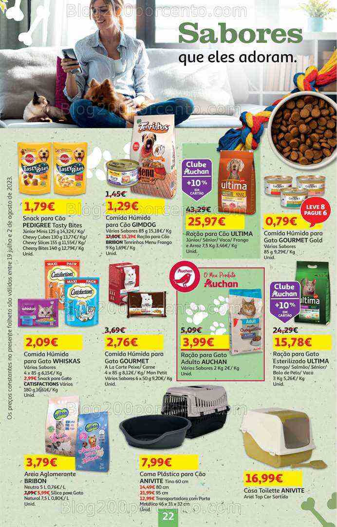Antevisão Folheto AUCHAN Promoções de 19 julho a 2 agosto