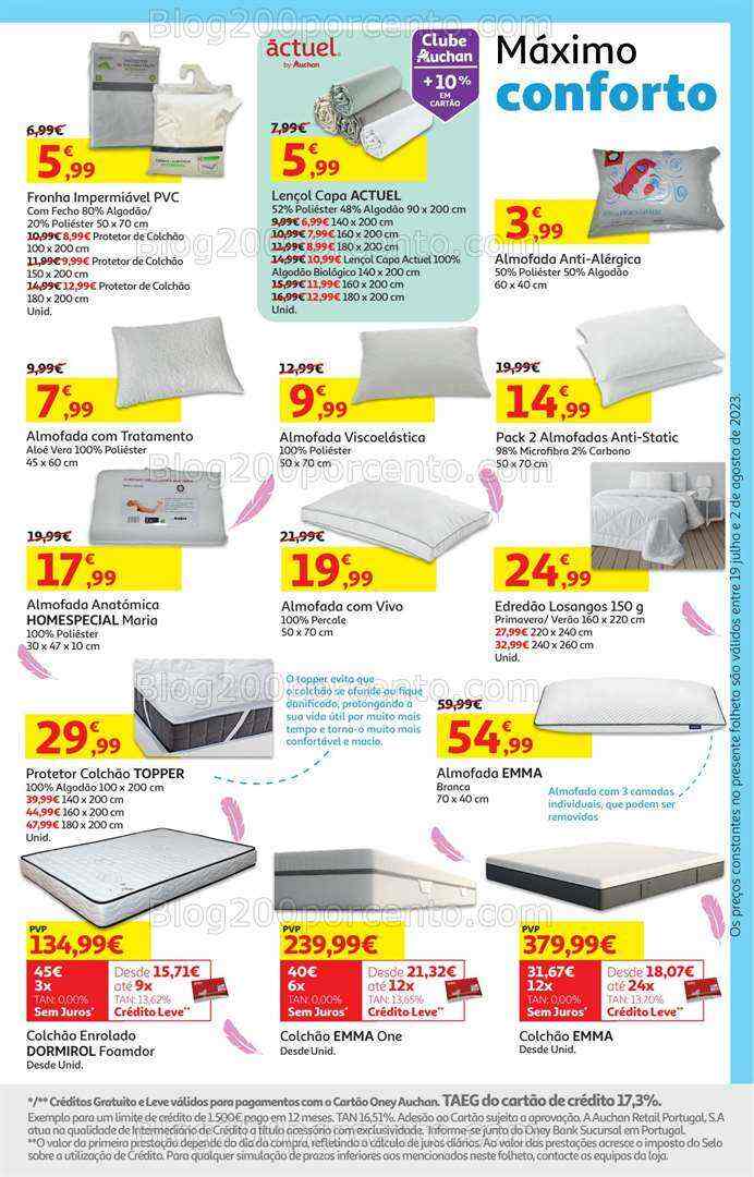 Antevisão Folheto AUCHAN Promoções de 19 julho a 2 agosto