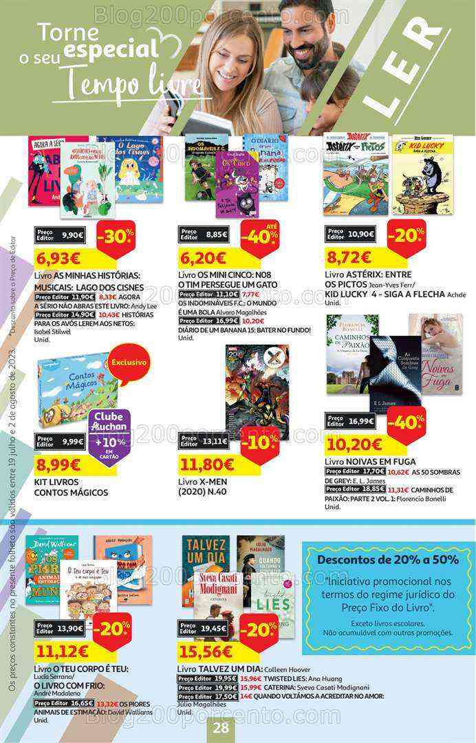 Antevisão Folheto AUCHAN Promoções de 19 julho a 2 agosto