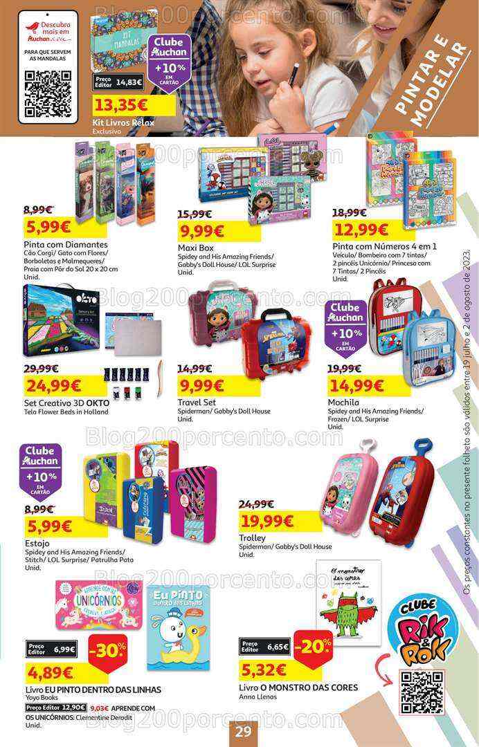 Antevisão Folheto AUCHAN Promoções de 19 julho a 2 agosto
