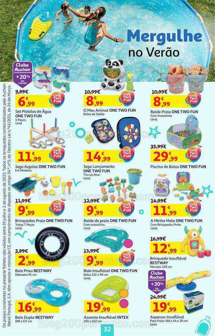 Antevisão Folheto AUCHAN Promoções de 19 julho a 2 agosto