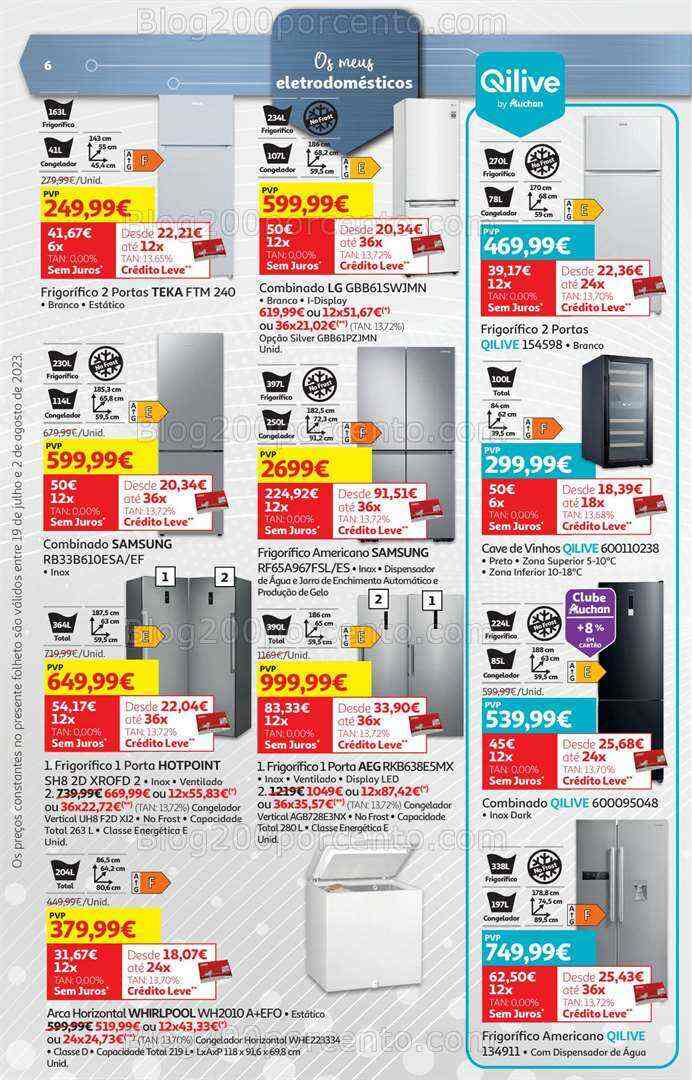 Antevisão Folheto AUCHAN Tecnologia Promoções de 19 julho a 2 agosto