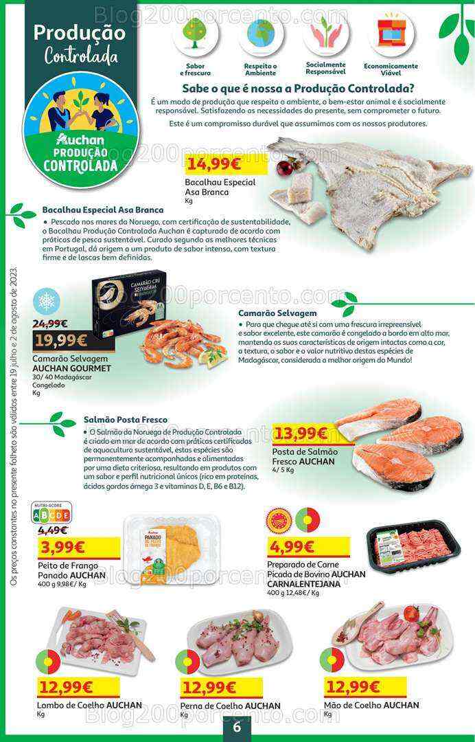 Antevisão Folheto AUCHAN Promoções de 19 julho a 2 agosto