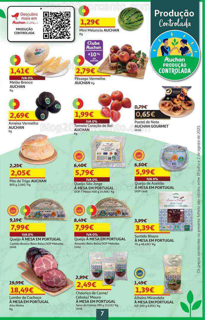 Antevisão Folheto AUCHAN Promoções de 19 julho a 2 agosto