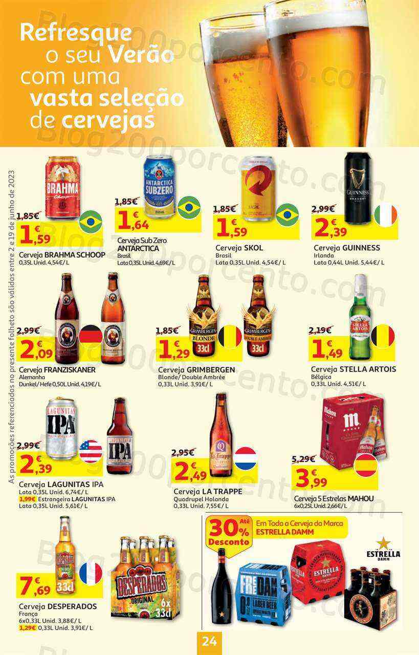 Antevisão Folheto AUCHAN Promoções + Verão de 2 a 19 junho