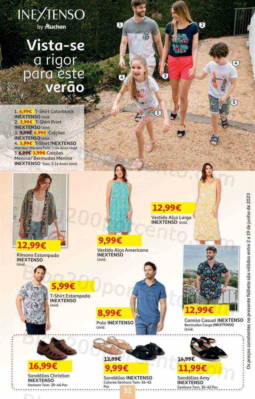 Antevisão Folheto AUCHAN Bazar Promoções de 2 a 19 junho