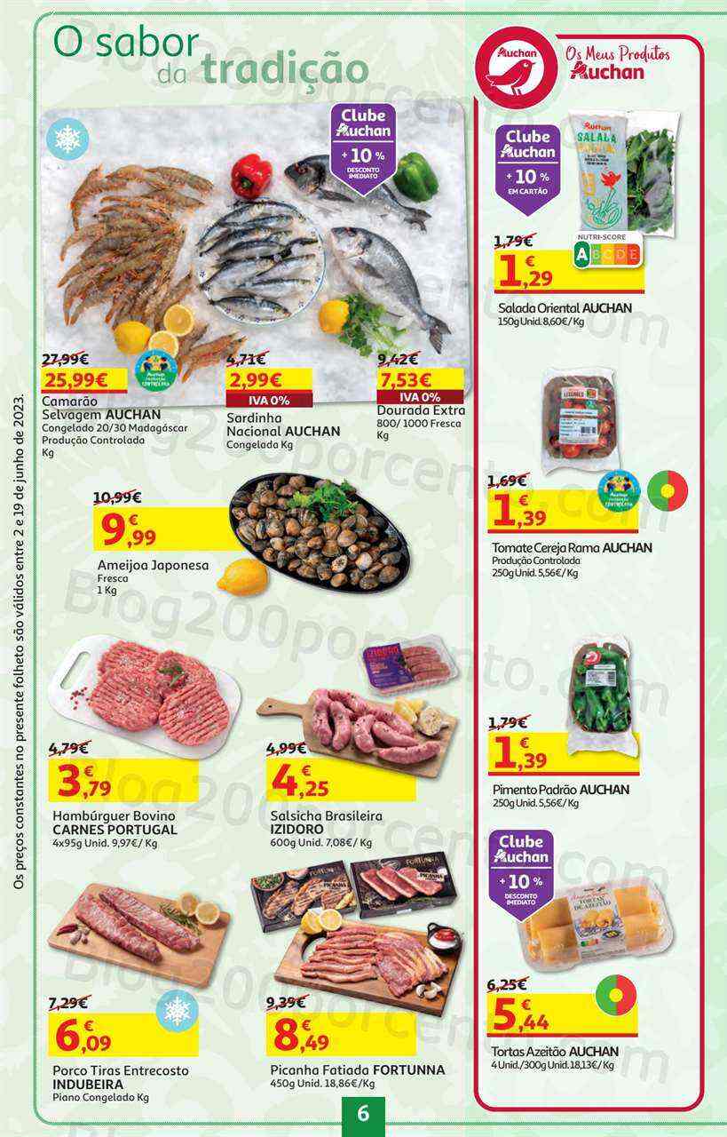 Antevisão Folheto AUCHAN Promoções + Verão de 2 a 19 junho