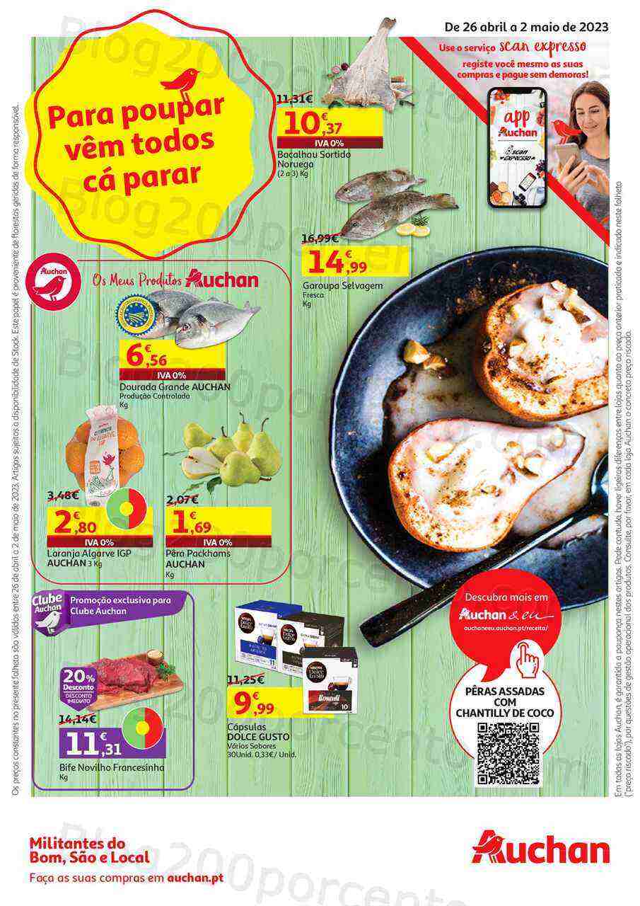 Antevisão Folheto AUCHAN Promoções de 26 abril a 2 maio