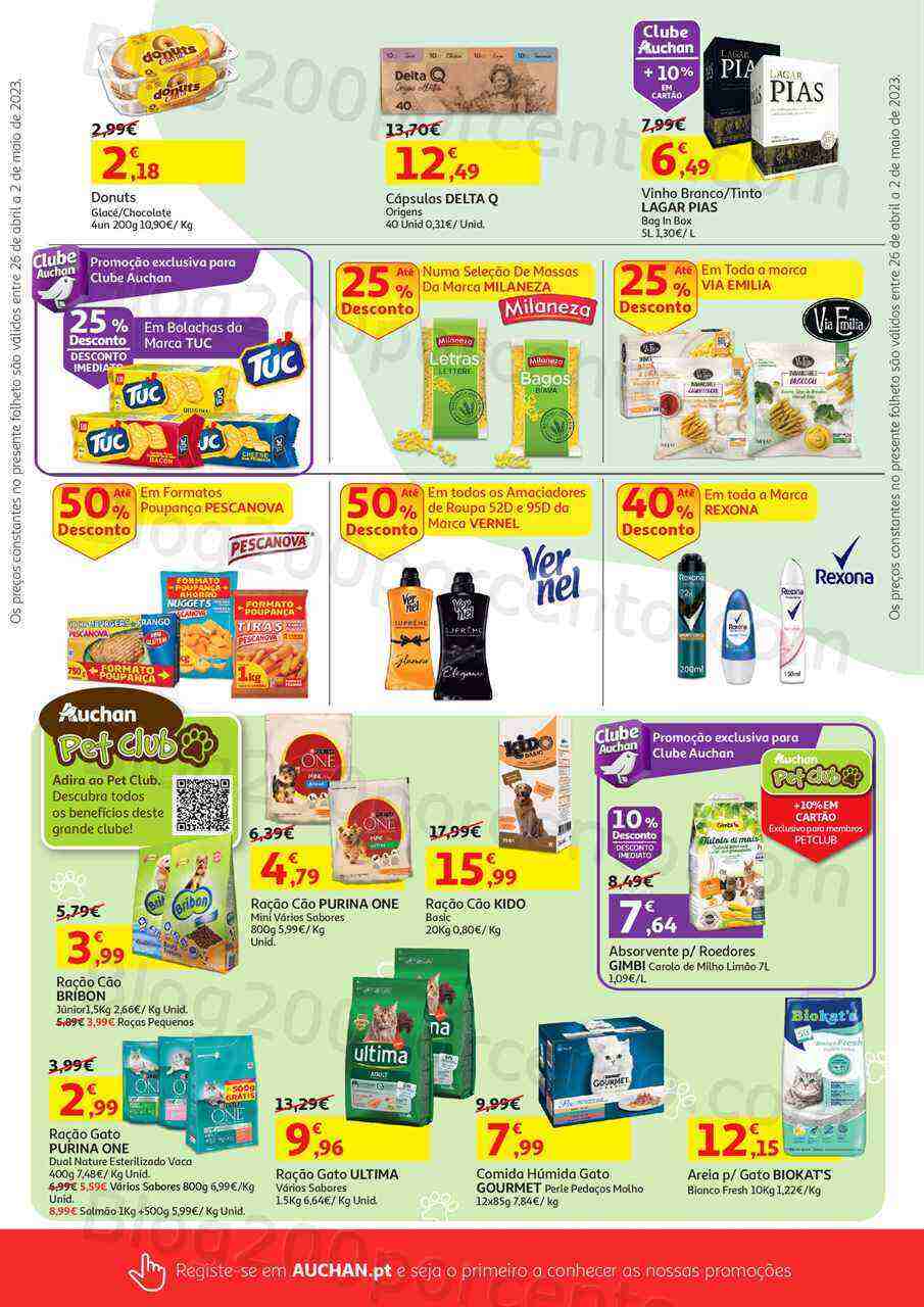Antevisão Folheto AUCHAN Promoções de 26 abril a 2 maio