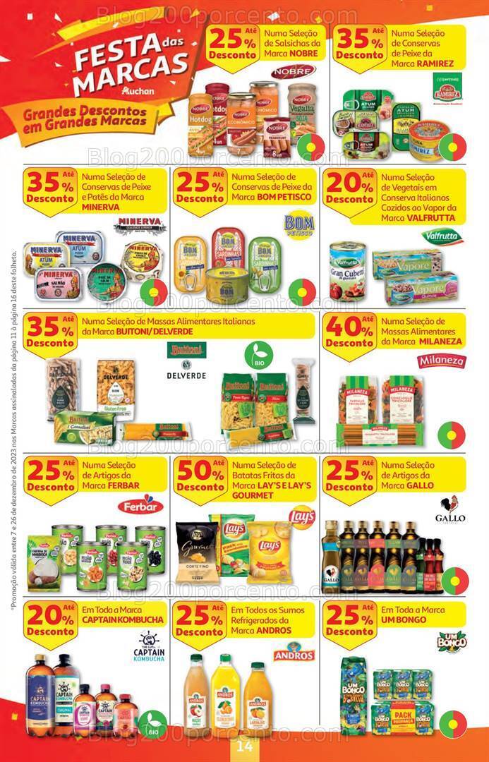 Antevisão Folheto AUCHAN Promoções de 7 a 26 dezembro