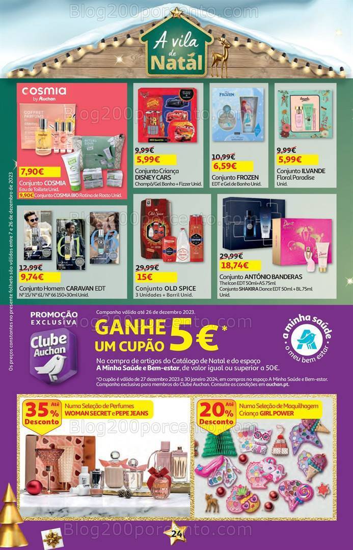 Antevisão Folheto AUCHAN Promoções de 7 a 26 dezembro