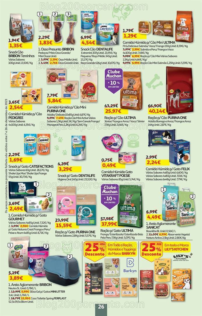 Antevisão Folheto AUCHAN Promoções de 7 a 26 dezembro