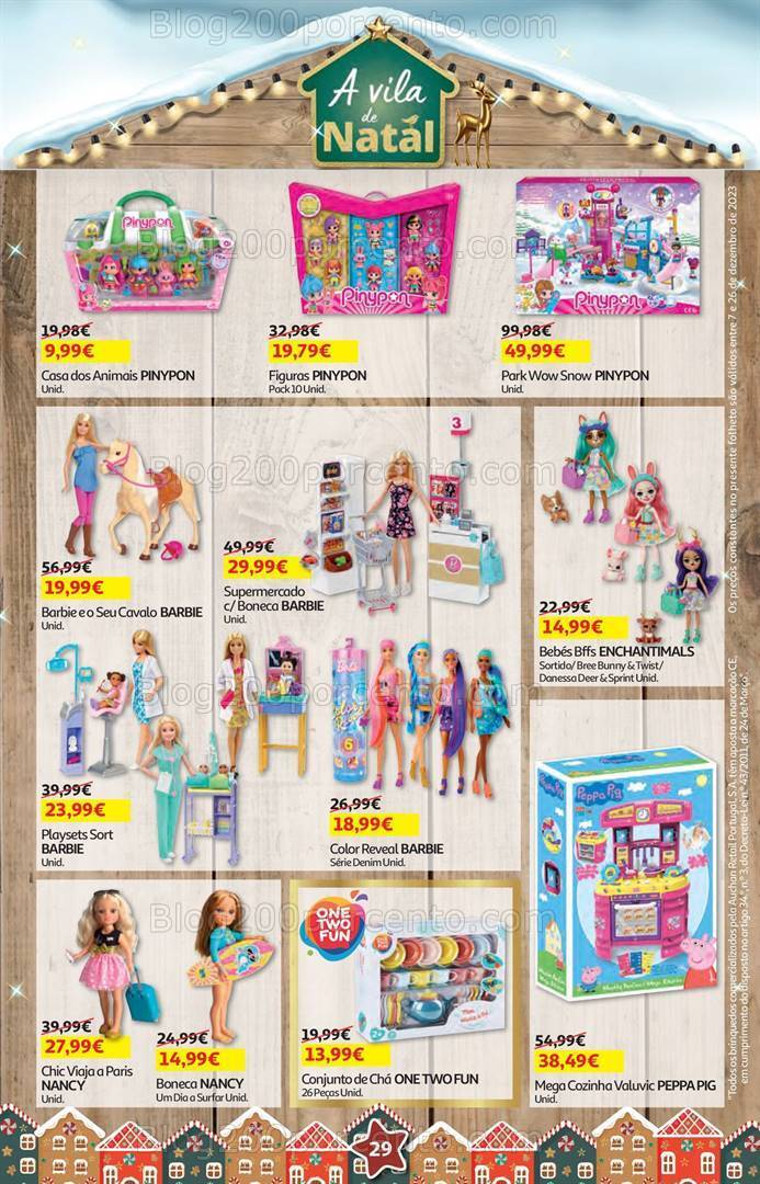 Antevisão Folheto AUCHAN Promoções de 7 a 26 dezembro