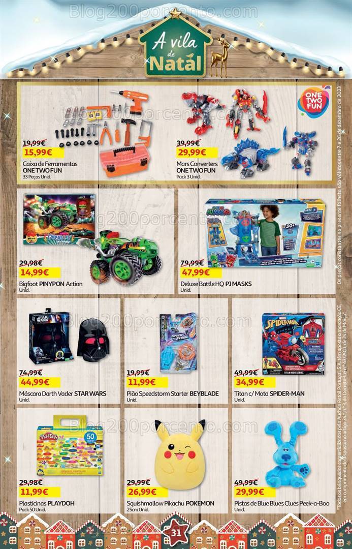 Antevisão Folheto AUCHAN Promoções de 7 a 26 dezembro