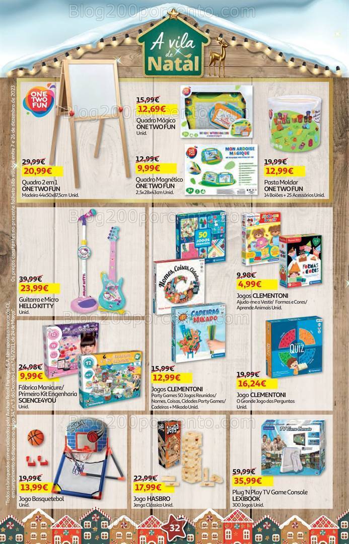 Antevisão Folheto AUCHAN Promoções de 7 a 26 dezembro