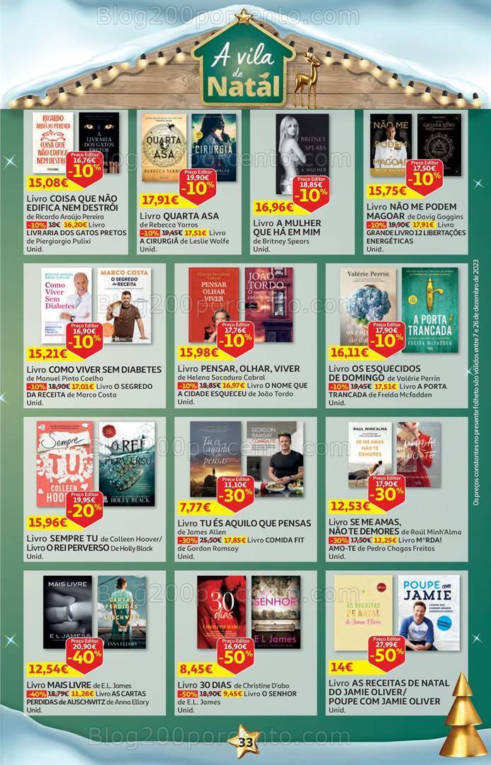 Antevisão Folheto AUCHAN Promoções de 7 a 26 dezembro