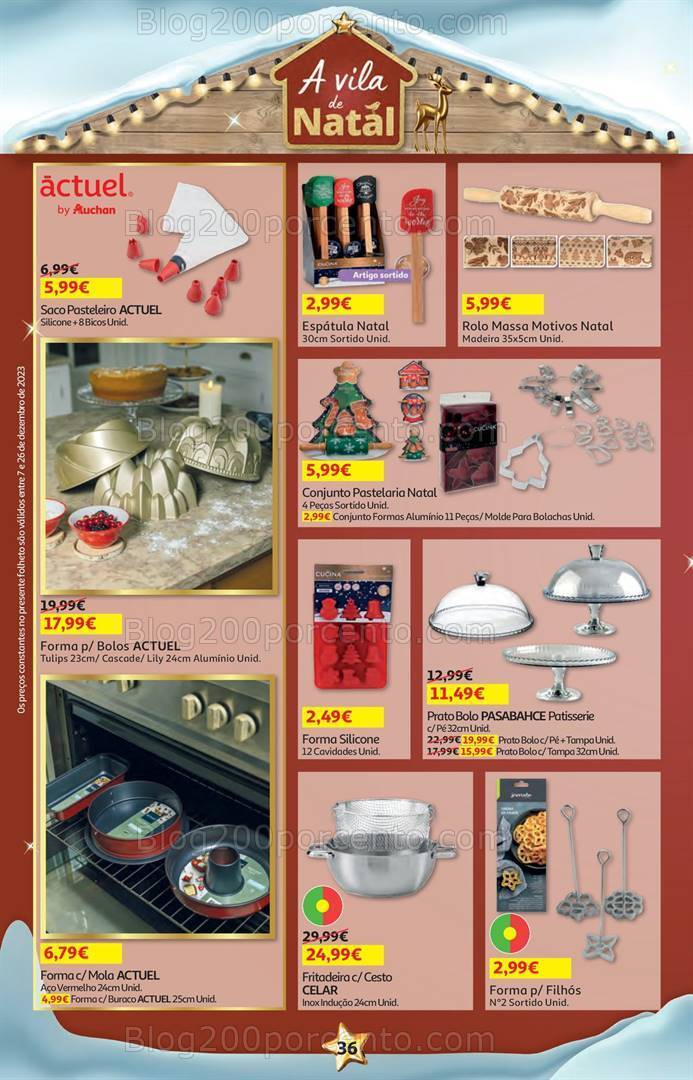 Antevisão Folheto AUCHAN Promoções de 7 a 26 dezembro