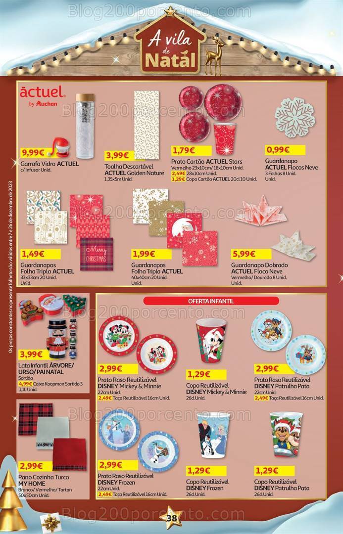 Antevisão Folheto AUCHAN Promoções de 7 a 26 dezembro