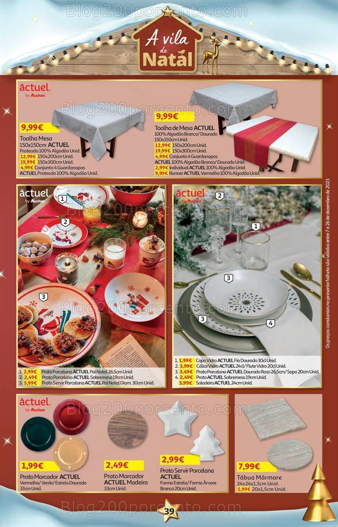 Antevisão Folheto AUCHAN Promoções de 7 a 26 dezembro