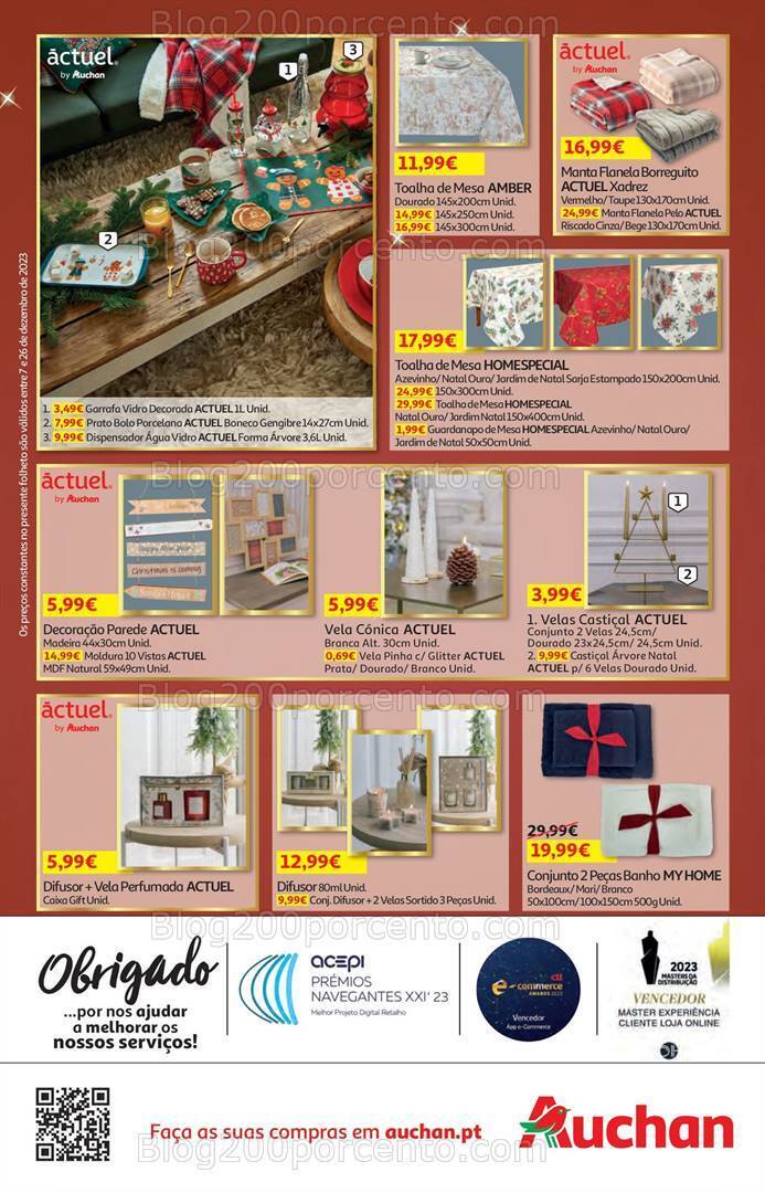 Antevisão Folheto AUCHAN Promoções de 7 a 26 dezembro