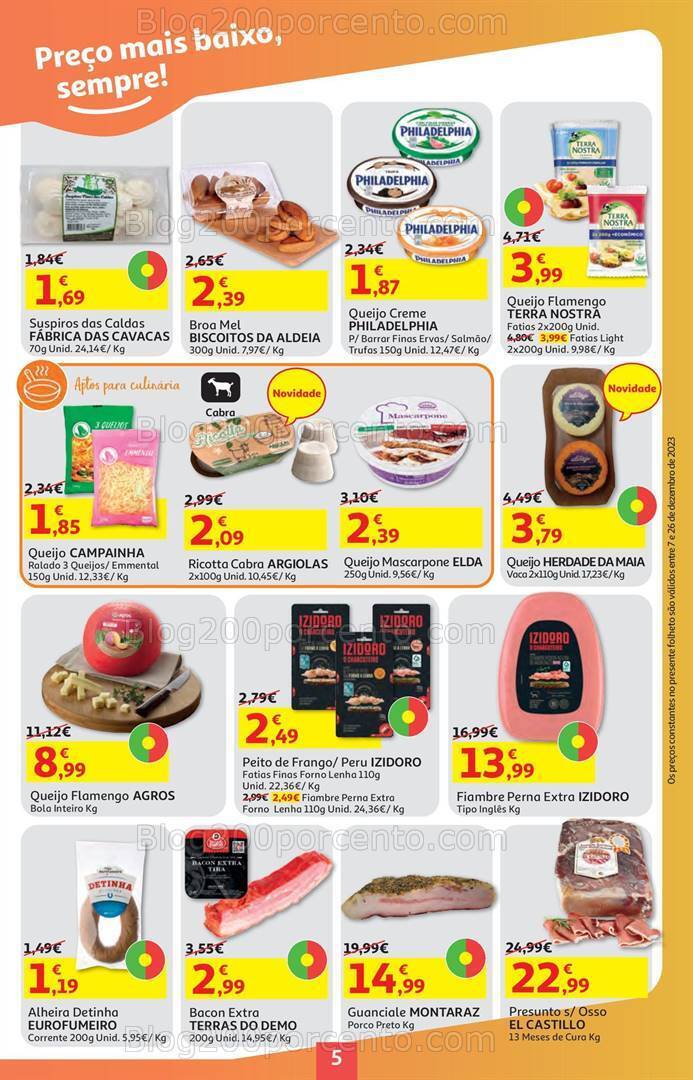 Antevisão Folheto AUCHAN Promoções de 7 a 26 dezembro