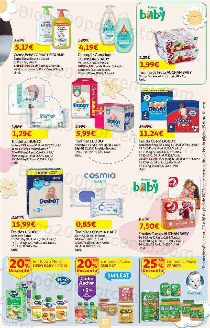 Antevisão Folheto AUCHAN Promoções de 10 a 26 abril
