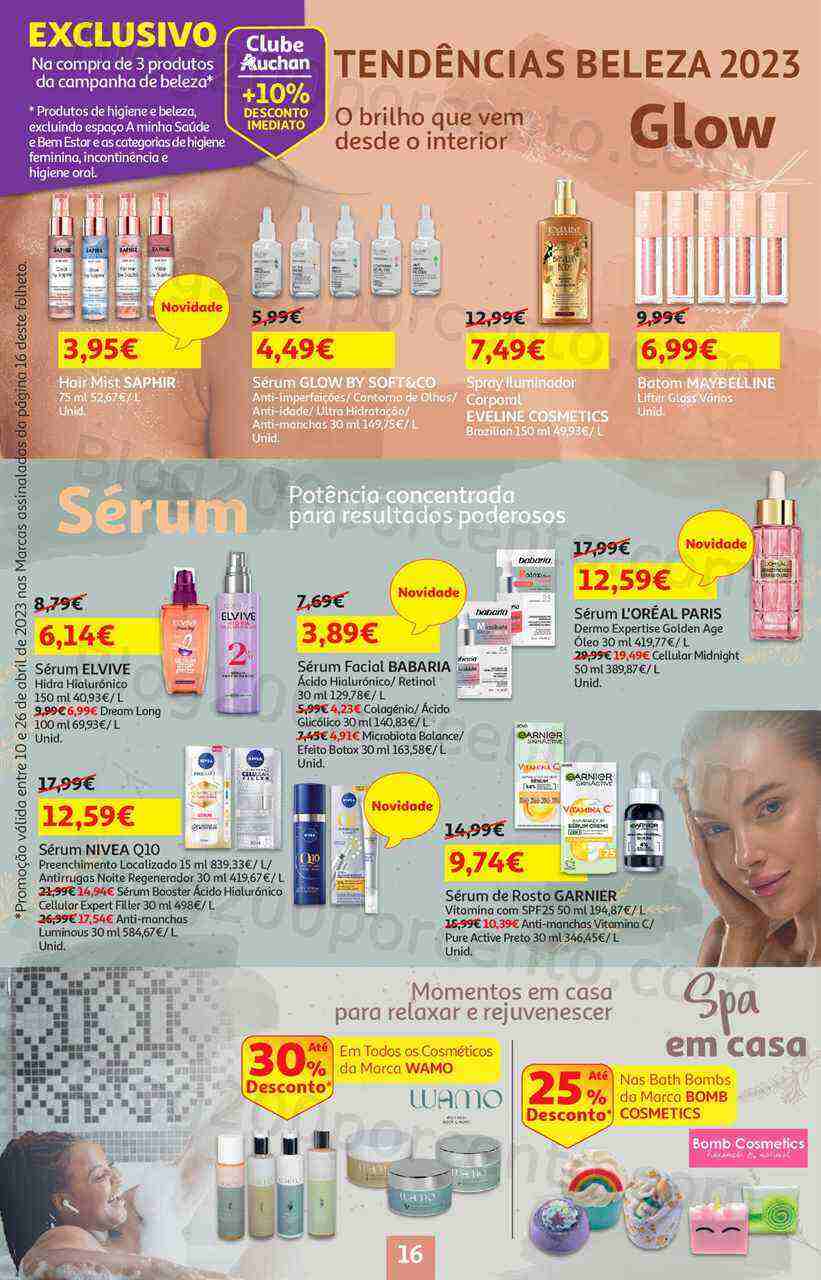 Antevisão Folheto AUCHAN Promoções de 10 a 26 abril