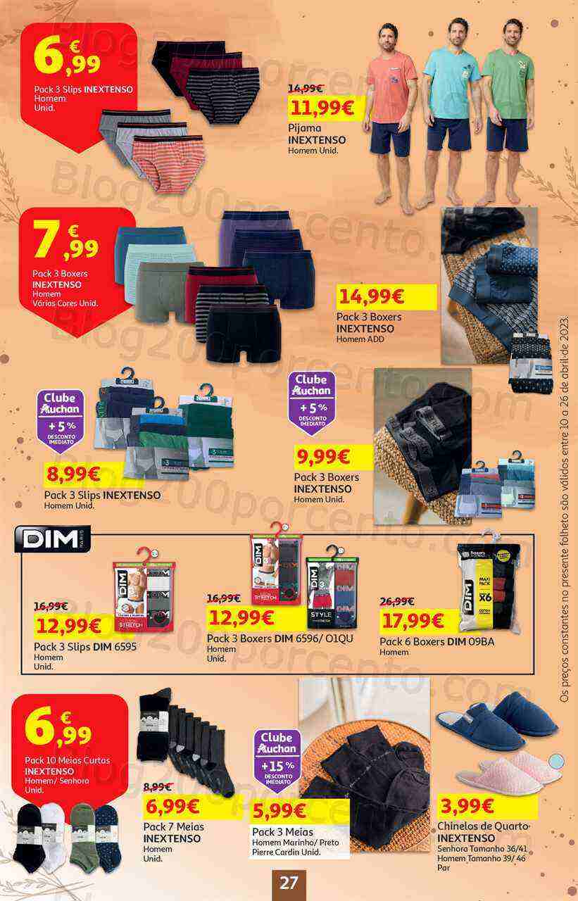 Antevisão Folheto AUCHAN Promoções de 10 a 26 abril