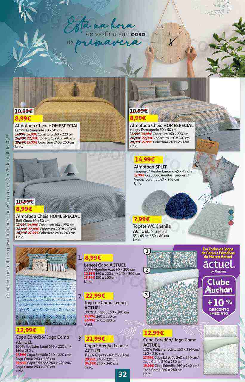 Antevisão Folheto AUCHAN Promoções de 10 a 26 abril