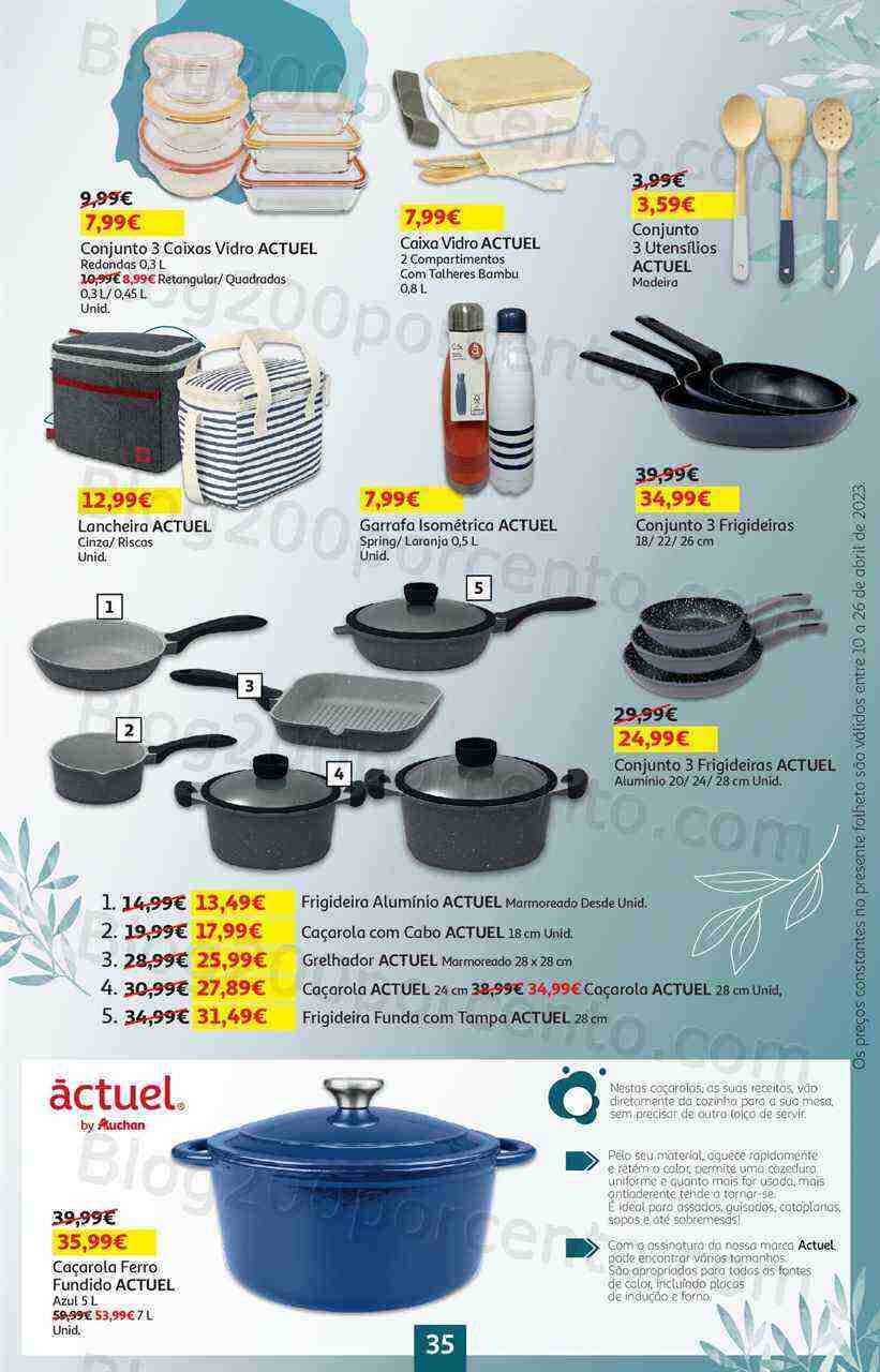 Antevisão Folheto AUCHAN Promoções de 10 a 26 abril