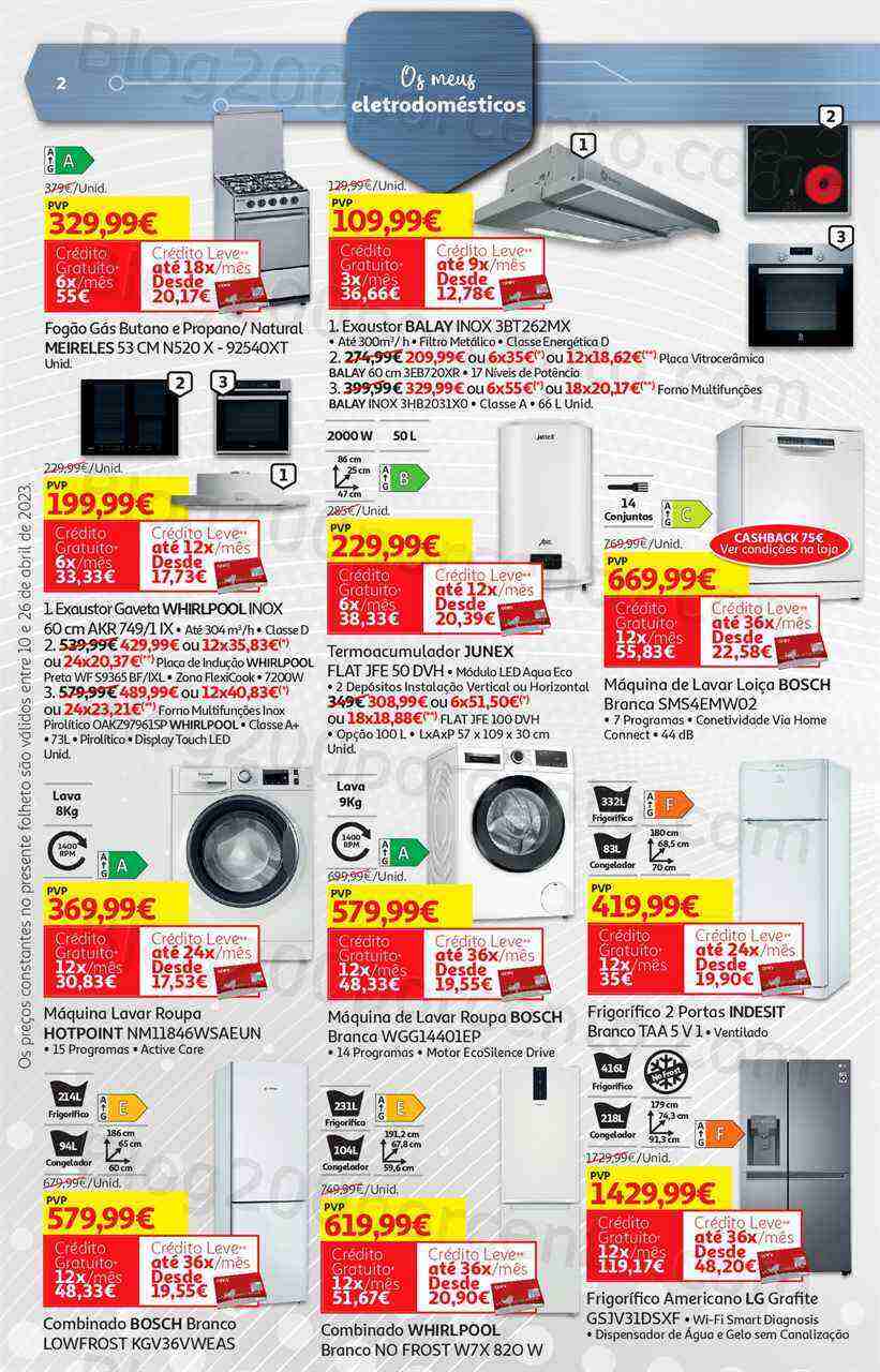 Antevisão Folheto AUCHAN Tecnologia Promoções de 10 a 26 abril