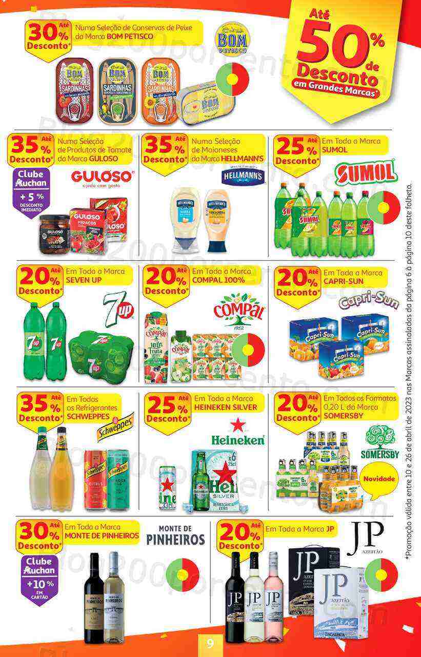 Antevisão Folheto AUCHAN Promoções de 10 a 26 abril