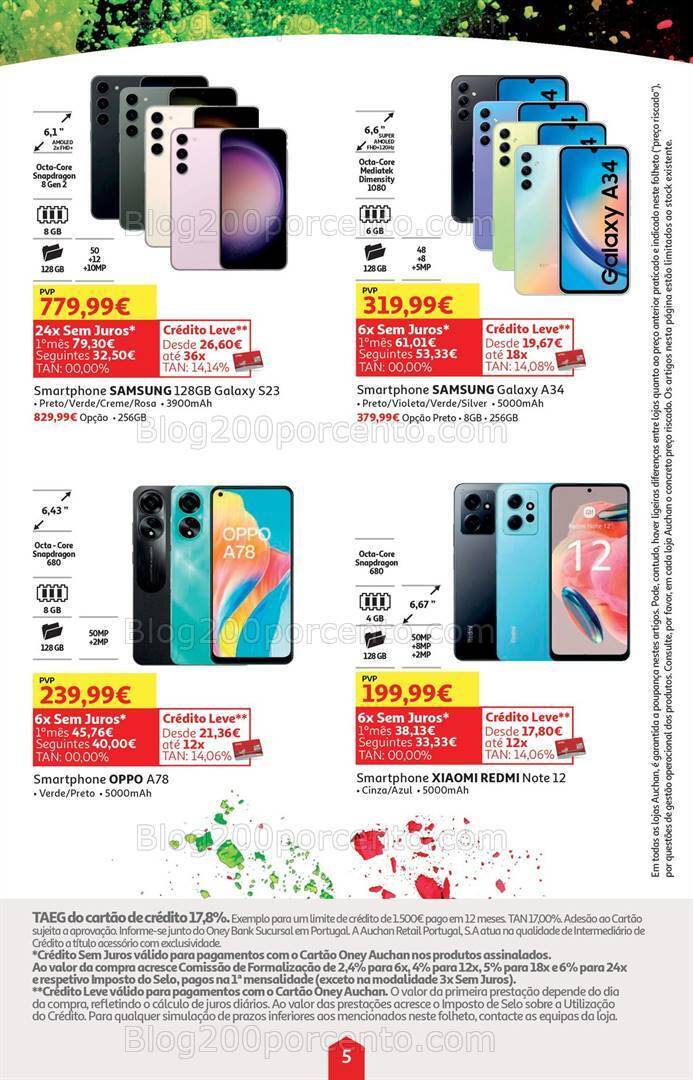 Antevisão Folheto AUCHAN Black Friday Tecnologia Promoções 1 a 9 novembro