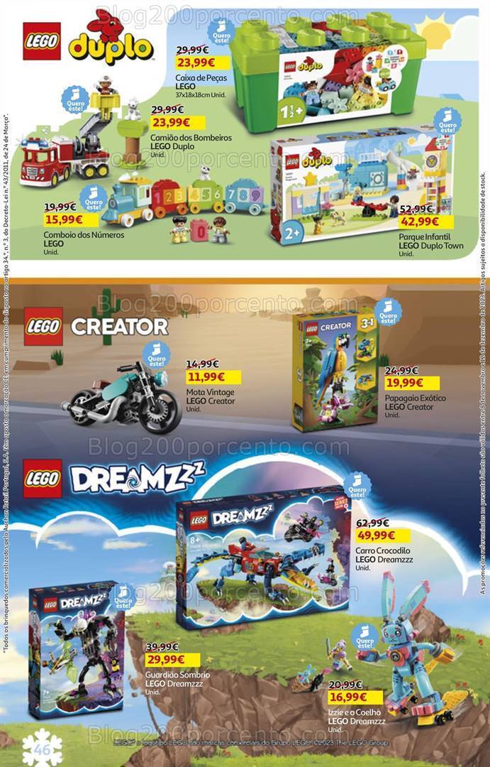 Antevisão Folheto AUCHAN Brinquedos de Natal 8 novembro a 12 dezembro