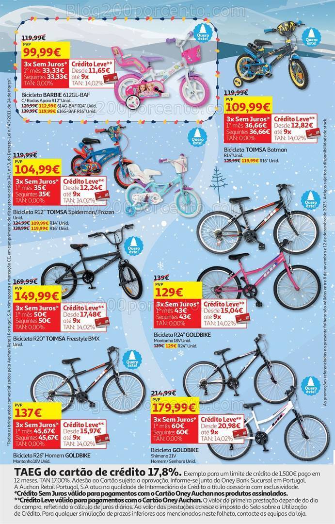 Antevisão Folheto AUCHAN Brinquedos de Natal 8 novembro a 12 dezembro