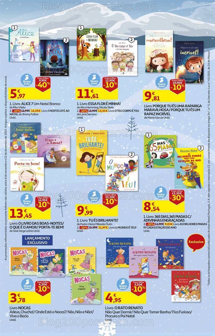 Antevisão Folheto AUCHAN Brinquedos de Natal 8 novembro a 12 dezembro