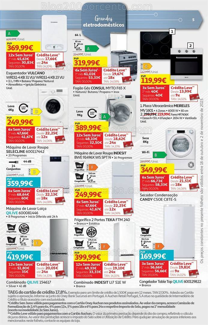 Antevisão Folheto AUCHAN Tecnologia Promoções de 18 outubro a 2 novembro