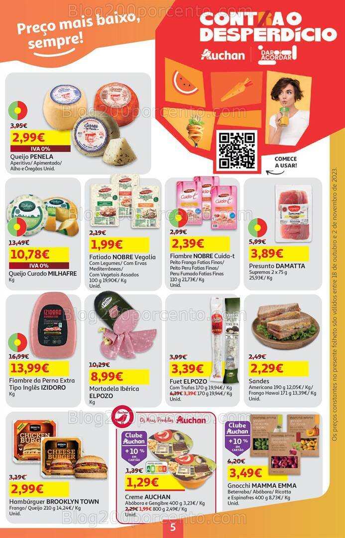 Antevisão Folheto AUCHAN Promoções de 18 outubro a 2 novembro