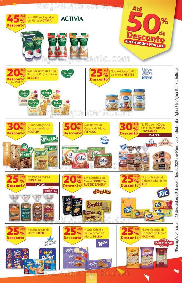 Antevisão Folheto AUCHAN Promoções de 18 outubro a 2 novembro