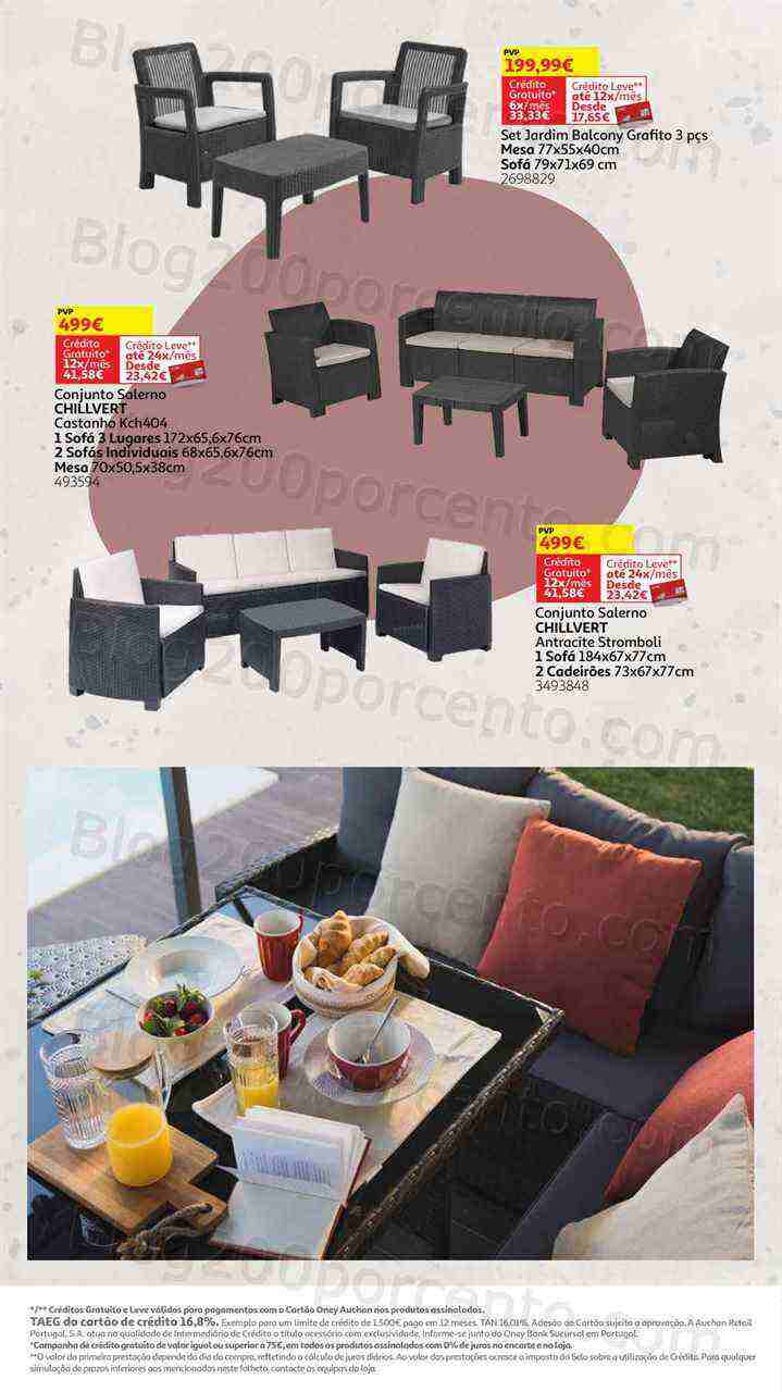 Antevisão Folheto AUCHAN Especial Jardim Promoções de 10 maio a 30 julho