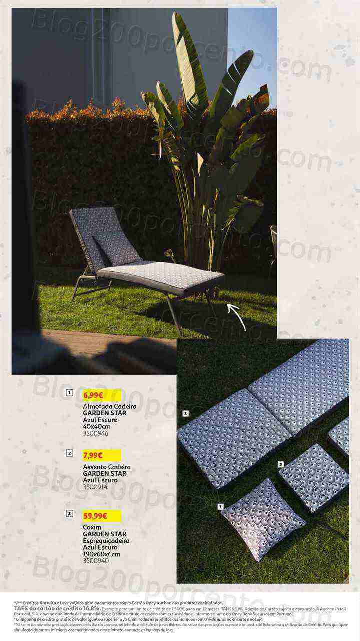 Antevisão Folheto AUCHAN Especial Jardim Promoções de 10 maio a 30 julho