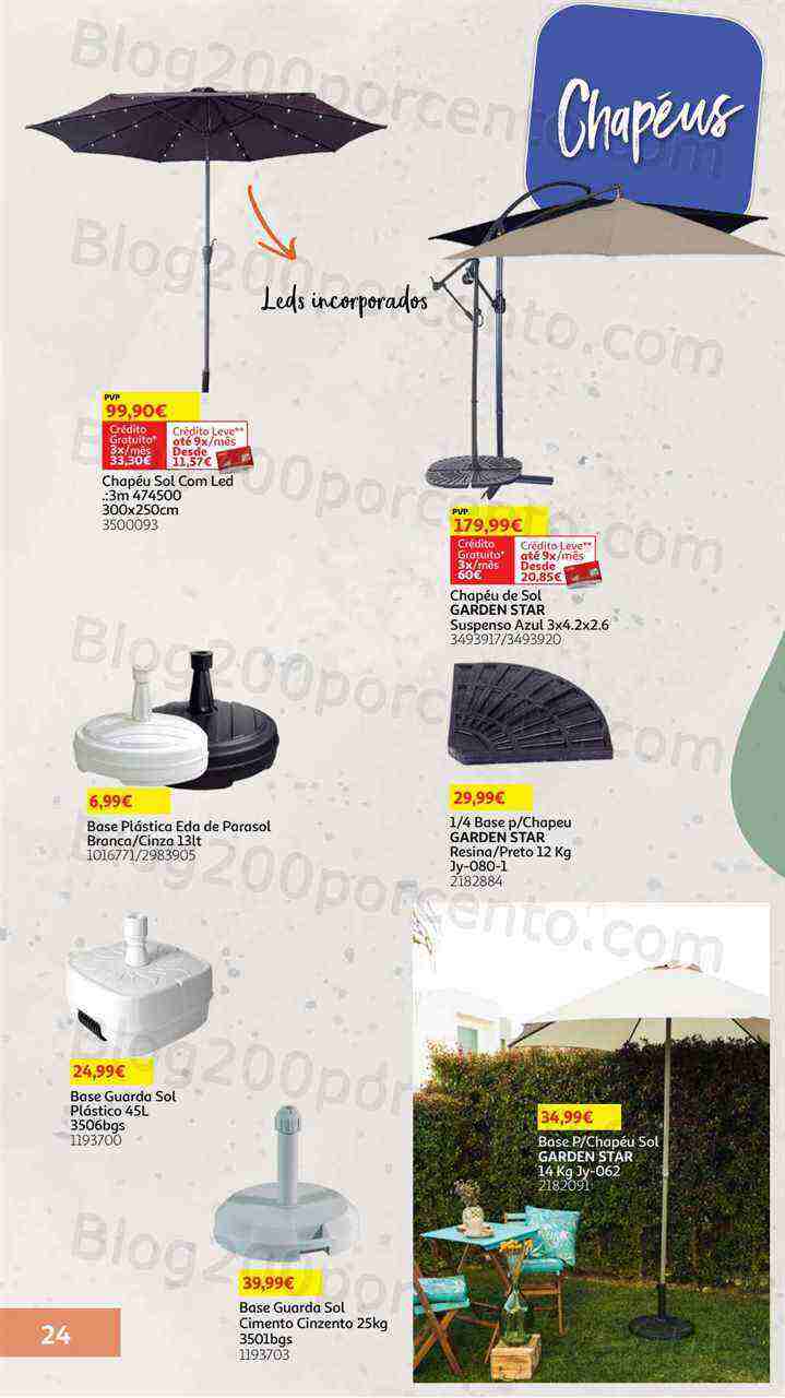 Antevisão Folheto AUCHAN Especial Jardim Promoções de 10 maio a 30 julho