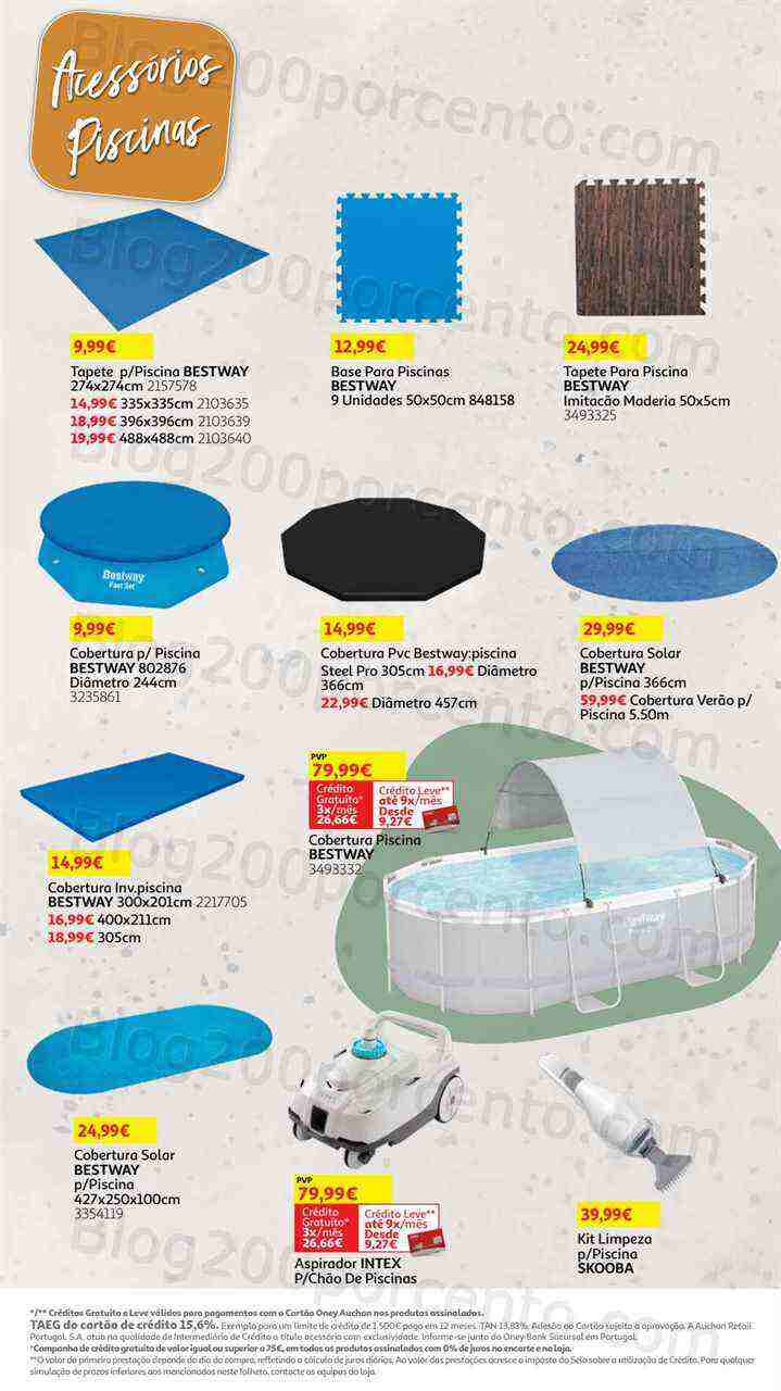 Antevisão Folheto AUCHAN Especial Jardim Promoções de 10 maio a 30 julho