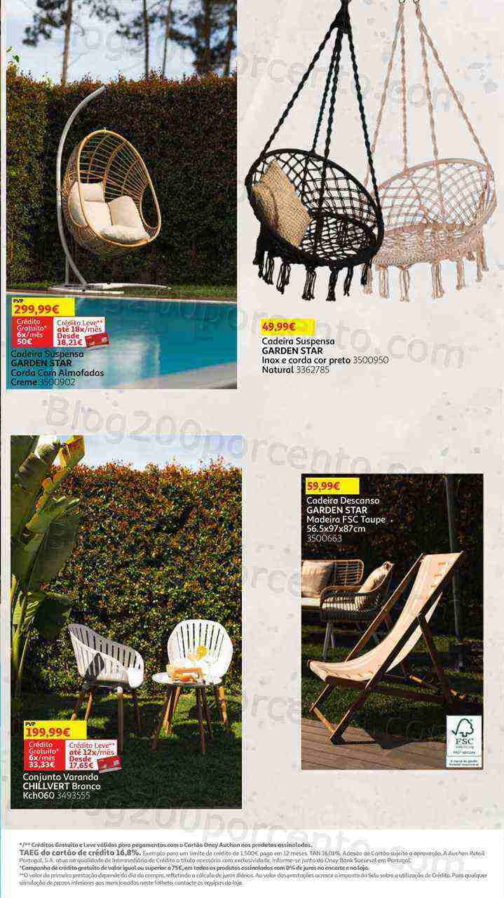 Antevisão Folheto AUCHAN Especial Jardim Promoções de 10 maio a 30 julho